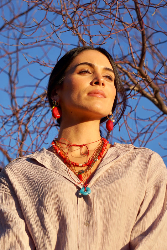 CORAL HOOPS