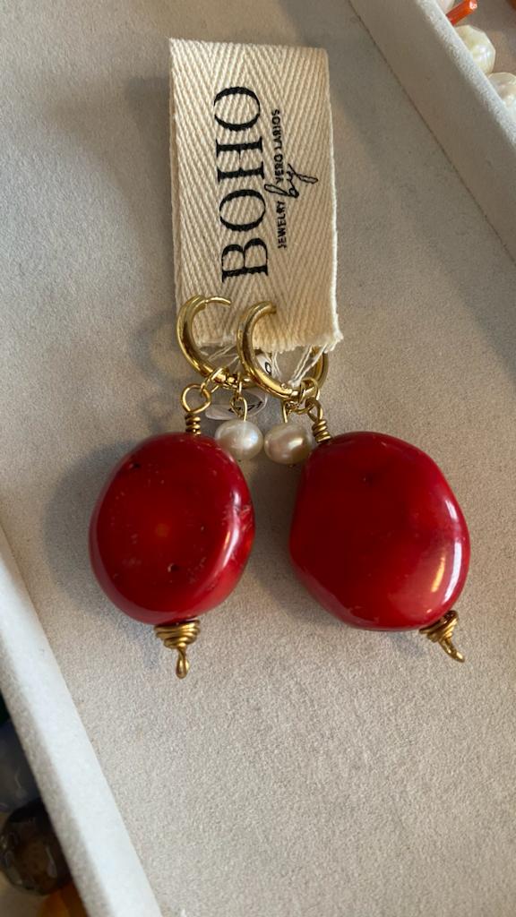 CORAL HOOPS