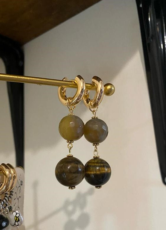 OJO DE TIGRE CHUNKY HOOPS