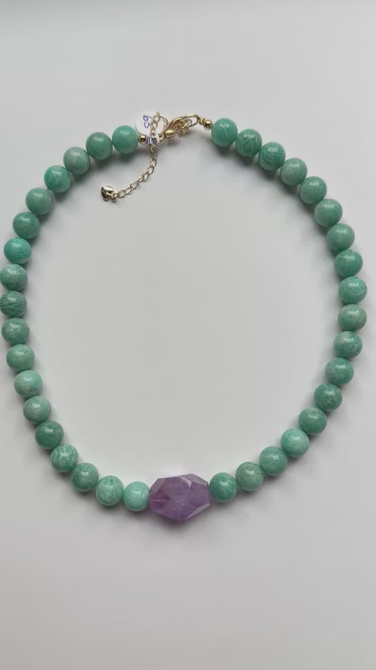 Lavender Ocean Necklace